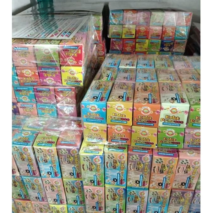 

kotak kado princes berhadiah assesories isi 36pcs
