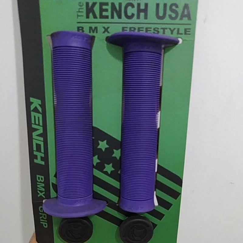 Grip Kench USA Purple Original Handgrip Sepeda BMX