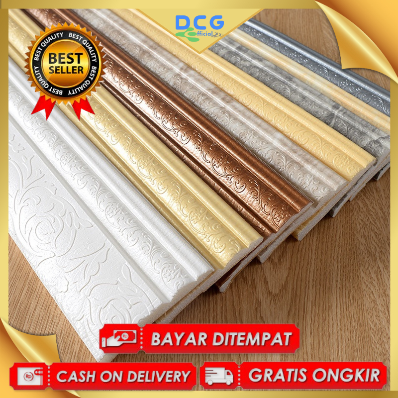 BORDER LIST FOAM 3D Wall Frame List Border Foam Moulding 3D Wallpaper PLAFON BORDER LIST 4,5cmx115cm