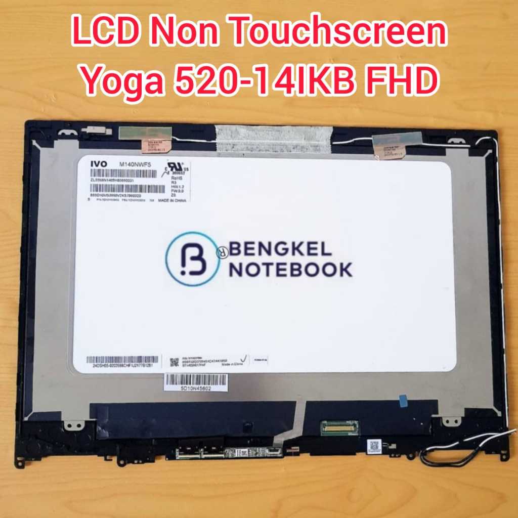 LCD Non Touchscreen 14.0" Yoga 520-14 520-14IKB Flex5 1470 Flex 5-1470