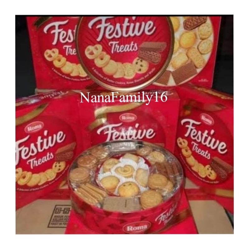 

1 Kaleng Roma Festive Treats bulat 240 gram #kue kaleng murah #kue lebaran#kue murah#kue produk ot#kue untuk berbagi#kue THR#kebutuhan paling banyak di cari#kebutuhan sehari hari