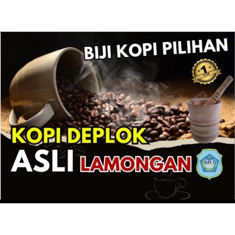 

kopi bubuk murni ½kg, 1kg, kopi lamongan, tanpa campuran