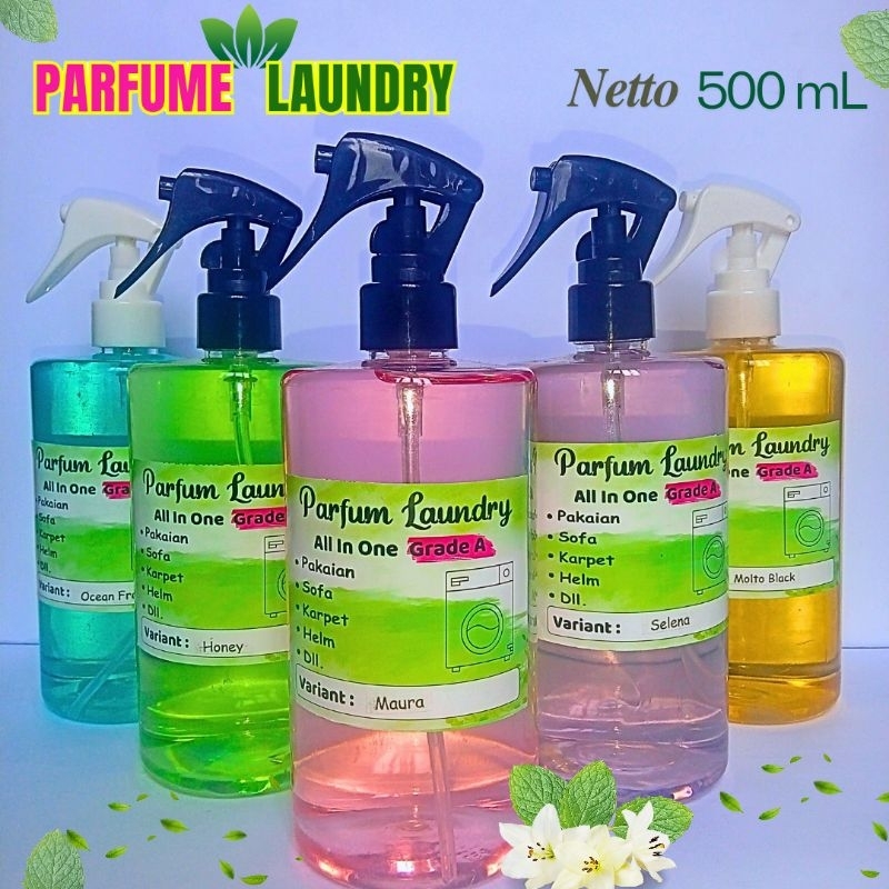 Parfume Laundry Best Seller 500 ML Botol Trigger Grade A| Parfume Laundry Tahan Lama 500 ml Repackin
