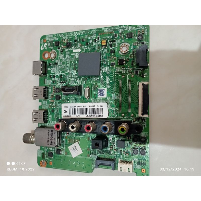 MB MOBO MAINBOARD MODULE MESIN TV SAMSUNG UA 48H5100/ UA 48H5100 AR (MB SG 48)