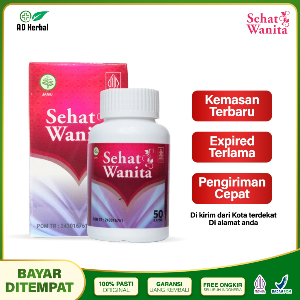 Sehat Wanita Original Jamu Herbal Wanita untuk Masalah kewanitaan Keputihan Haid Kesuburan Promil