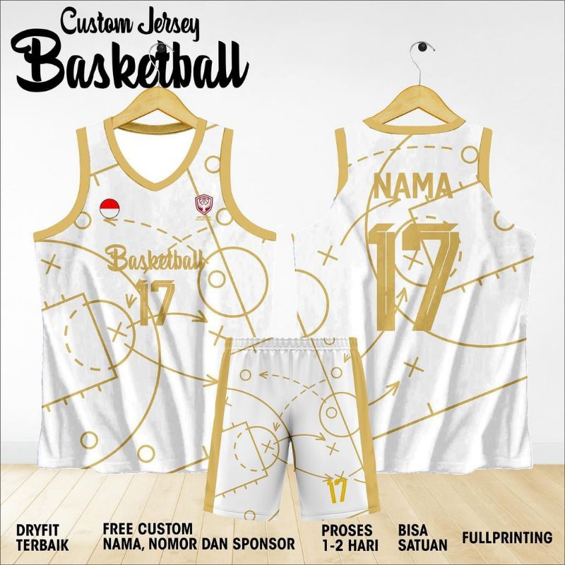 JERSEY BASKET CUSTOM FREE DESIGN FULL PRINTING