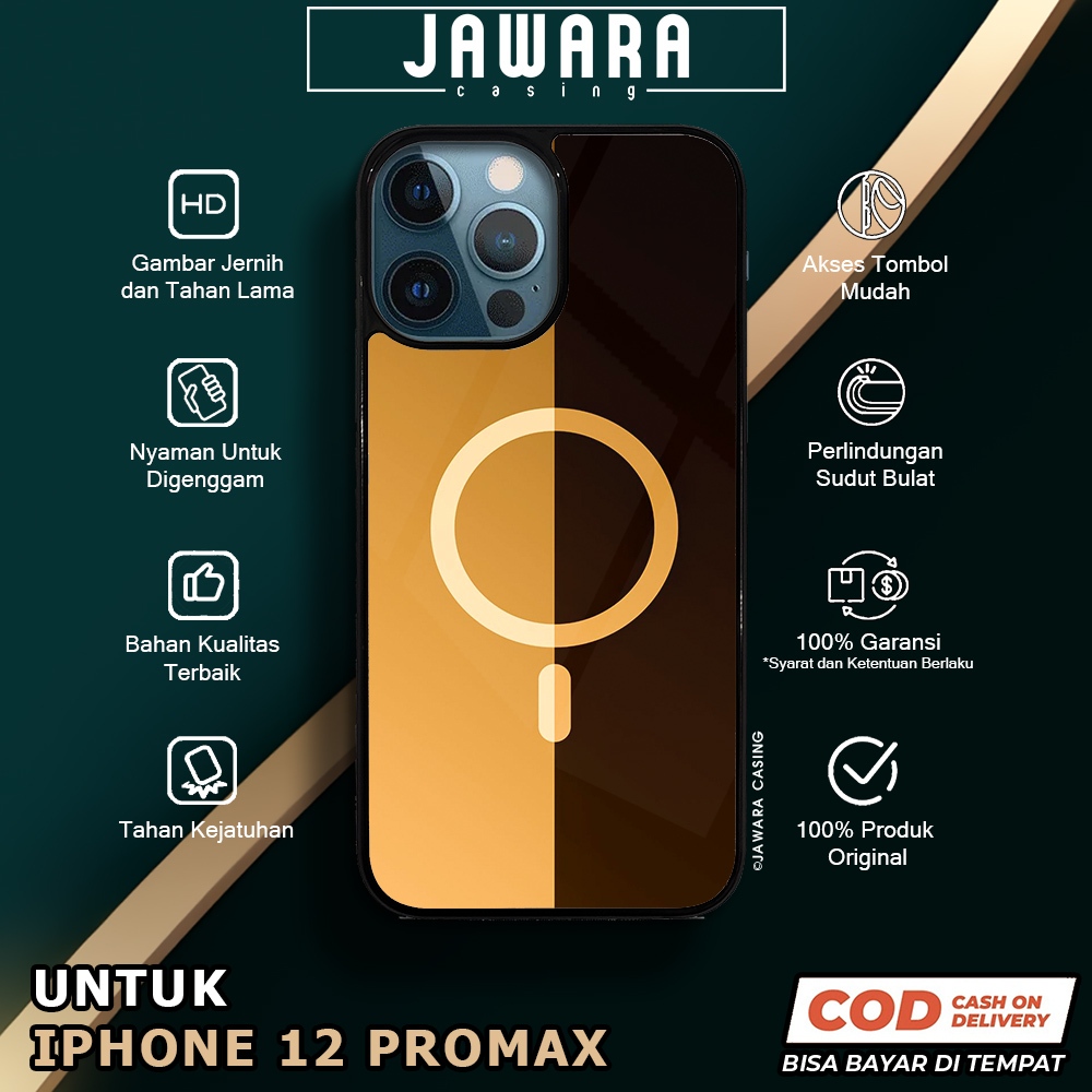 Case iPhone 12 Pro Max Casing iPhone 12 Pro Max [MAGS] Premium Case Glossy Case Hp iPhone Jawara Cas