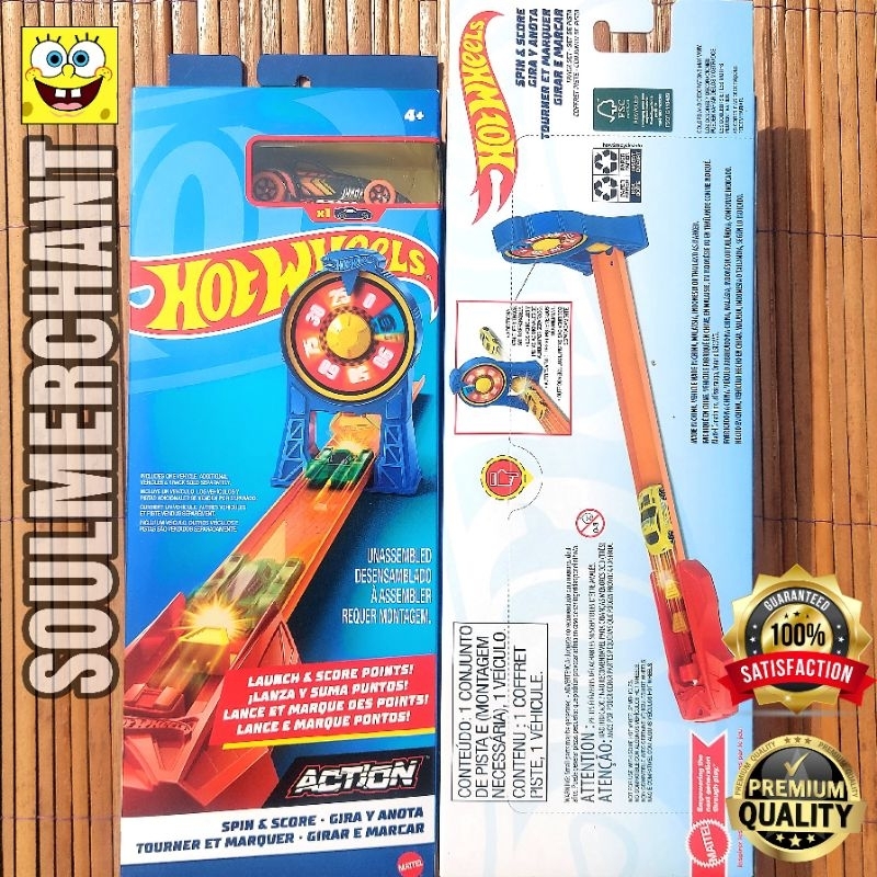 Hot Wheels Action Spin & Score Track Set Original