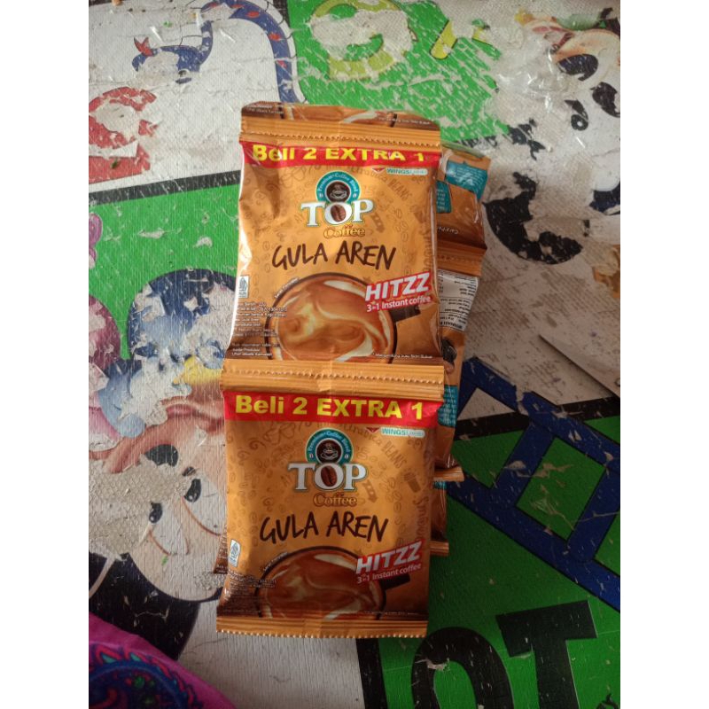 

Top kopi gula Aren 1 renteng isi 15 pcs