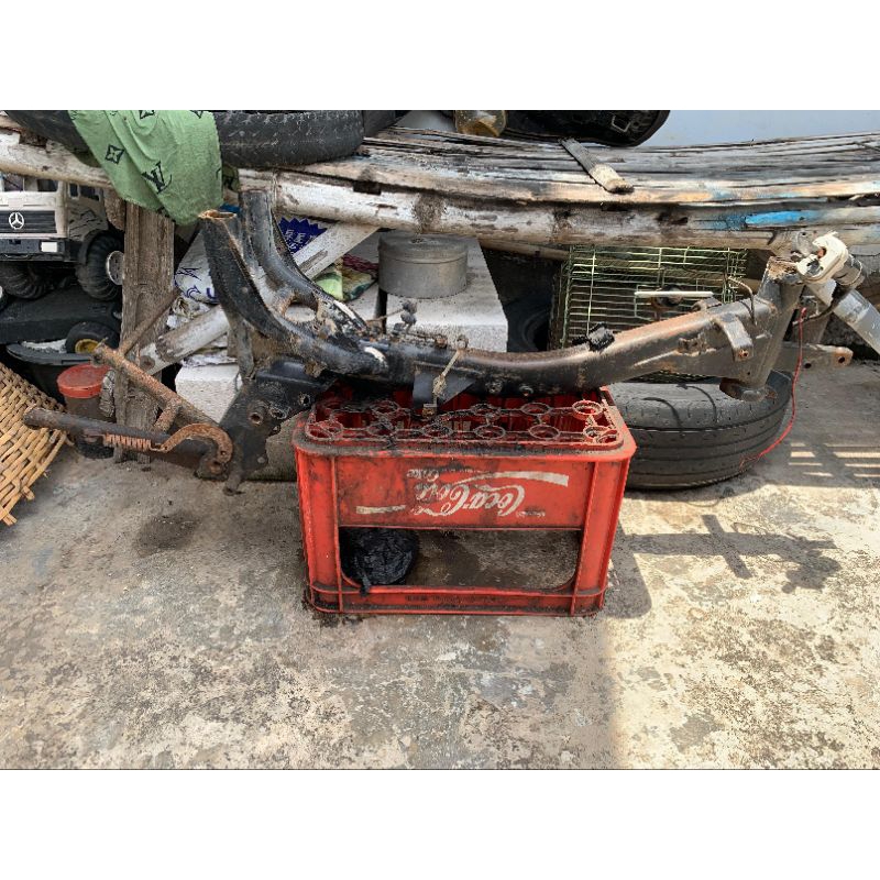 Frame Rangka Depan Supra 125 Kharisma Bahan Sleep Engine atau C70