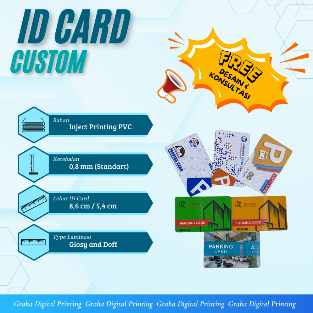 

Cetak Kartu RFID Proximity 125 kHz / RFID Mifare 13,56 MHz