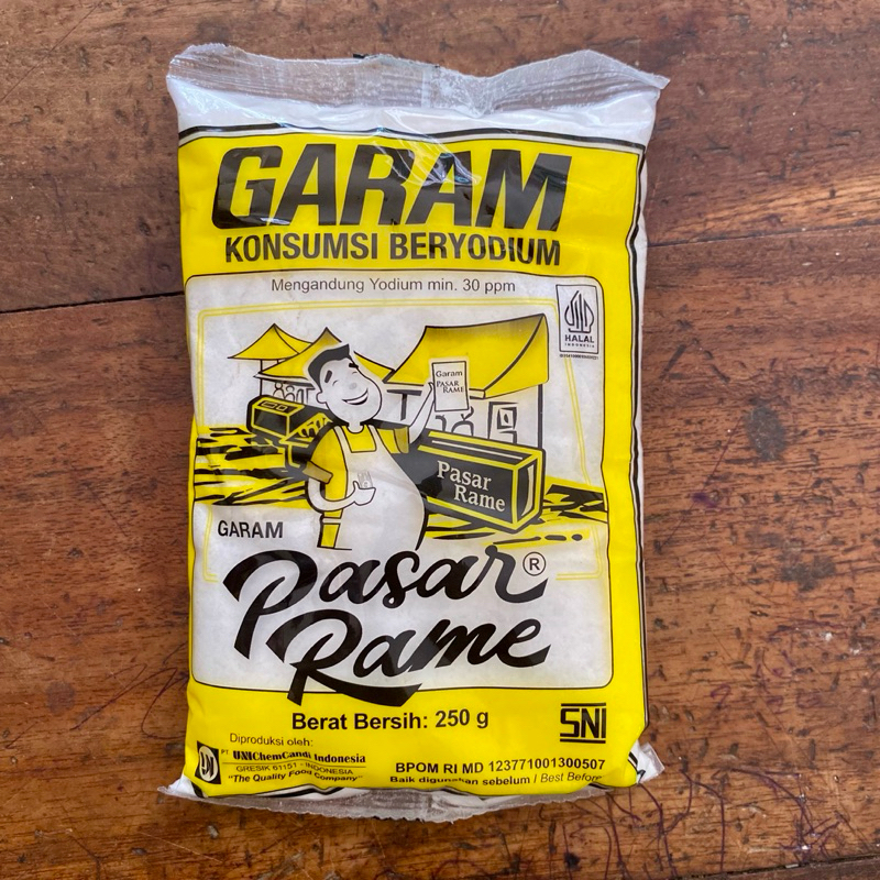 

GARAM KONSUMSI BERYODIUM CAP PASAR RAME 250g