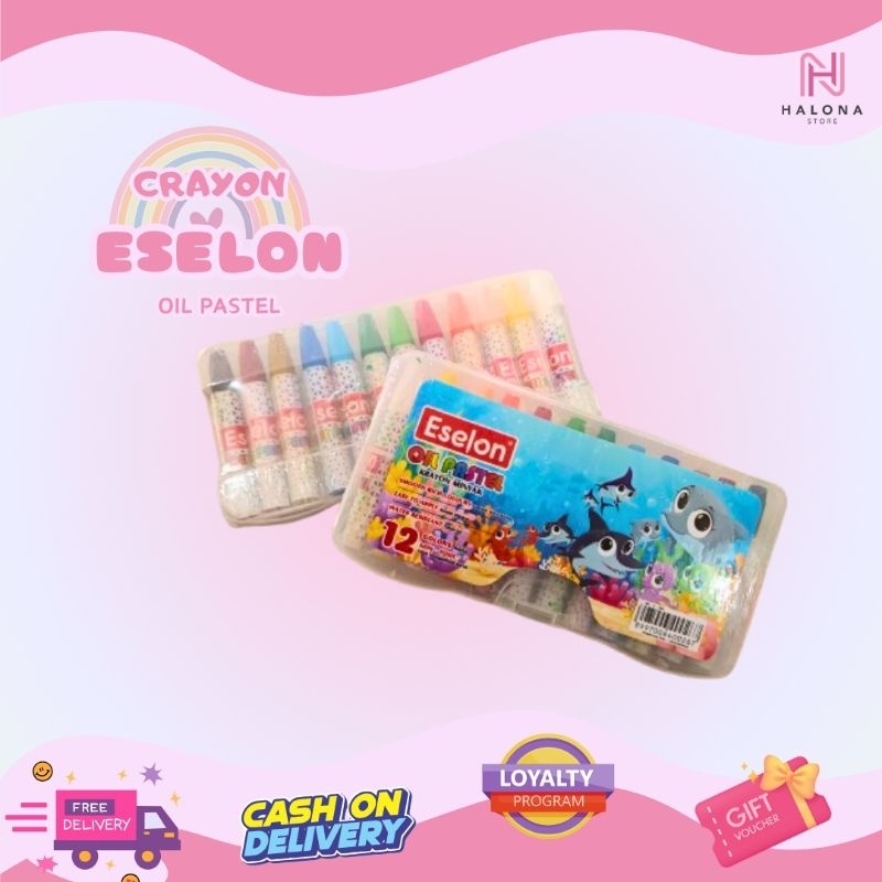 

Crayon Oil Pastel Eselon 12 Color