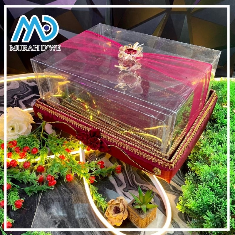 

kotak hantaran pernikahan dan lamaran 1 box isi 4 berbagai macam ukuran