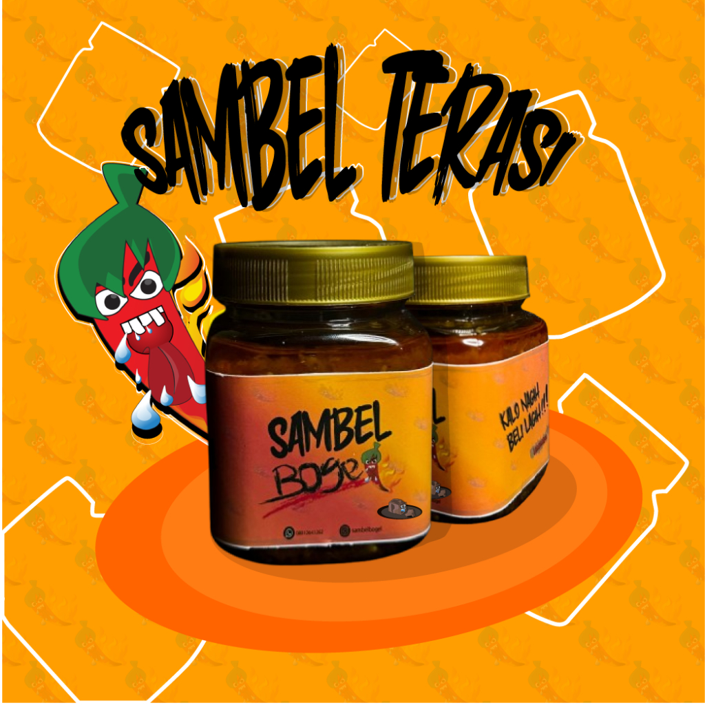 

[200 gram] SAMBEL TERASI - Sambel Bogel