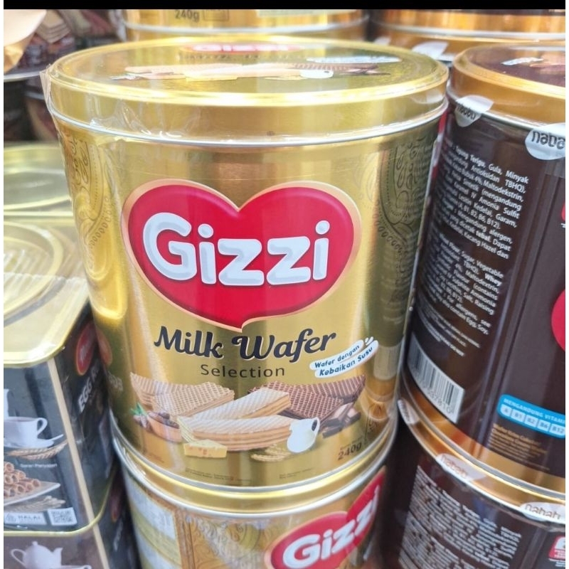 

GIZZI milk Wafer selection 240gram