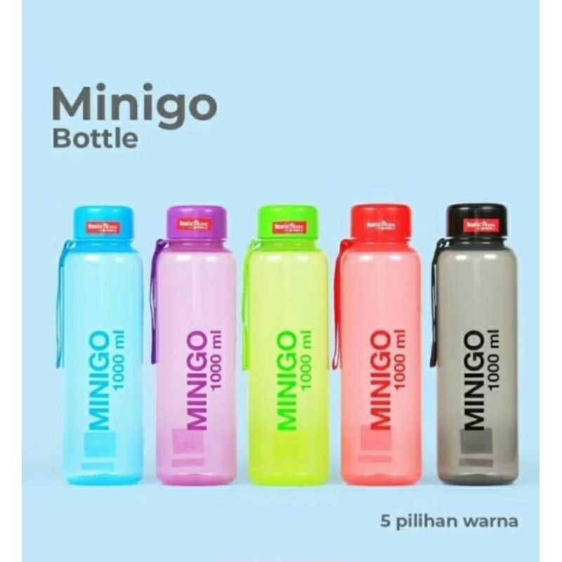 BOTOL MINUM MINIGO LION STAR 600ML & 1L / BOTOL BEKAL BOTOL AIR MINUM 600ML & 1000ML / MINIGO