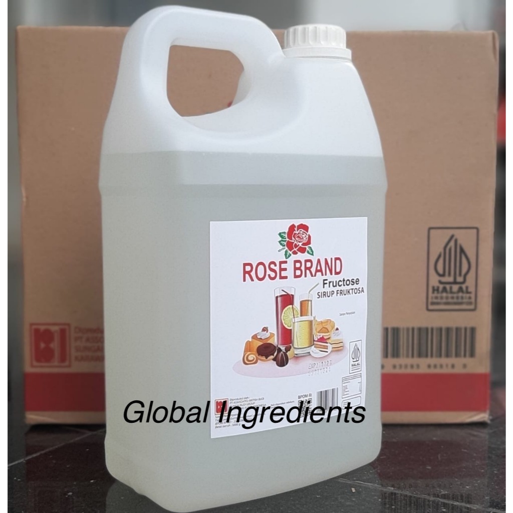 

Fructose Fruktosa Gula Cair Rose Brand ORI Kemasan 5 KG