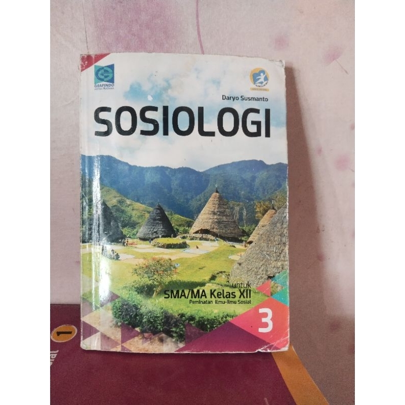 buku sosiologi kelas 12/XII/3 sma ma grafindo edisi 2022