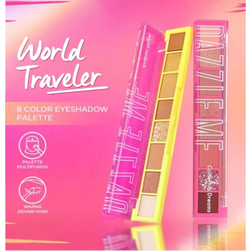 Dazzle Me Travel Around The World With One Palette ( Eye Shadow Pallet)