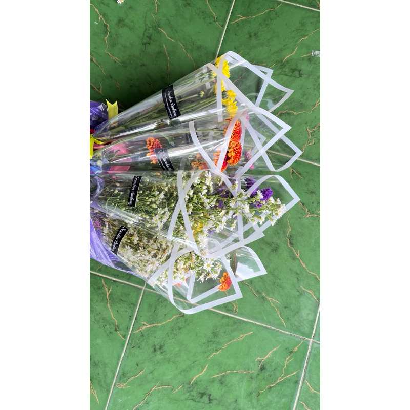 fresh flowers pikok putih / pikok ungu