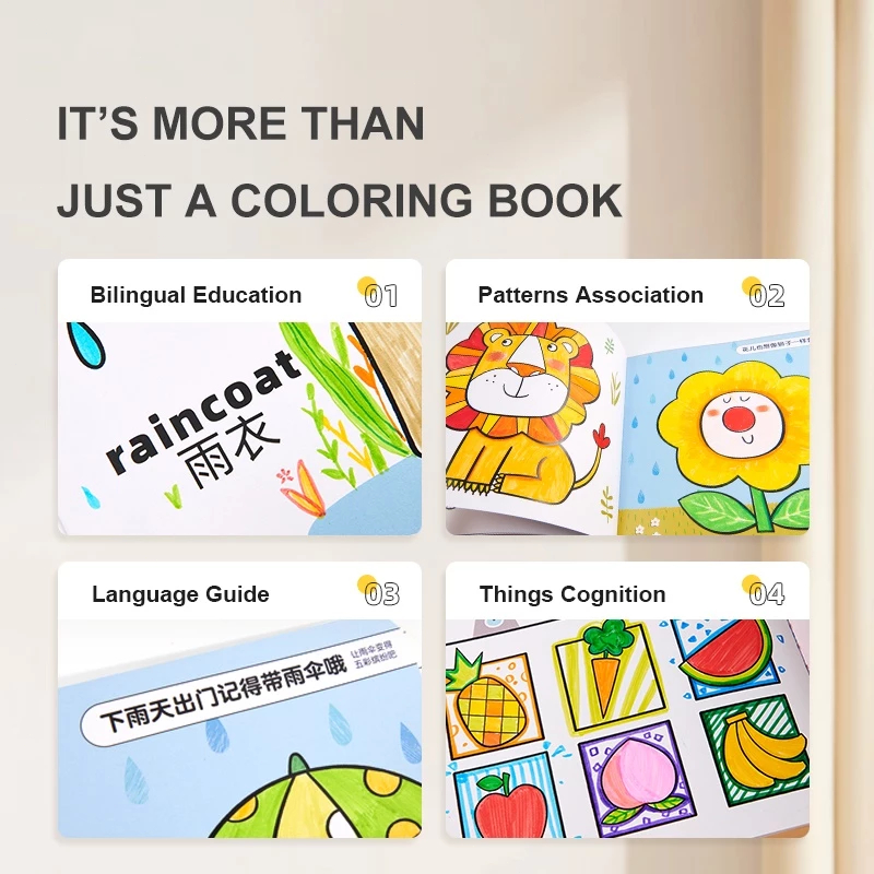 

RB Mideer&Hightune Children Coloring Book / Buku Mewarnai Anak 42 Lembar Kertas 170G