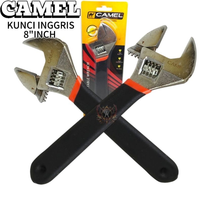 Kunci inggris 8"inch camel