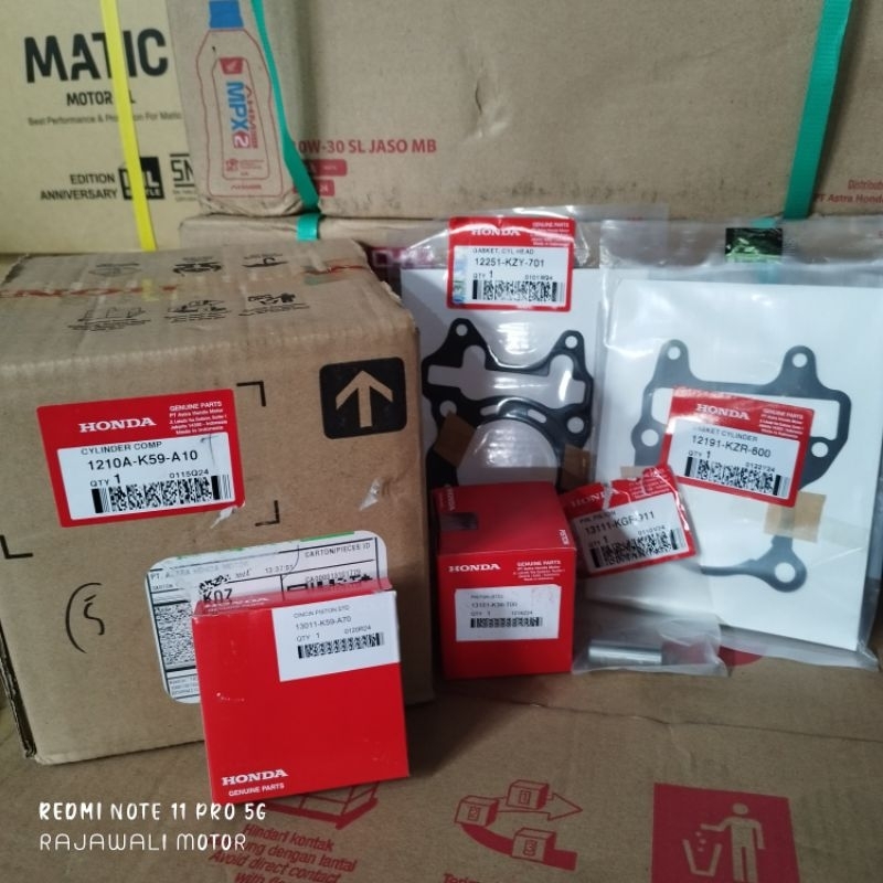 paket blok / Boring Vario 150 AHM Original (Baca Deskripsi kelengkapan)