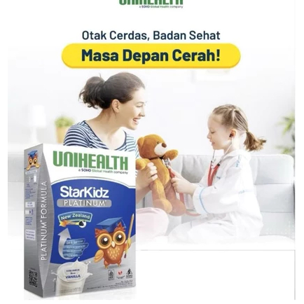 

Unihealth Starkidz Platinum Susu Paling Komplit Kandunganya