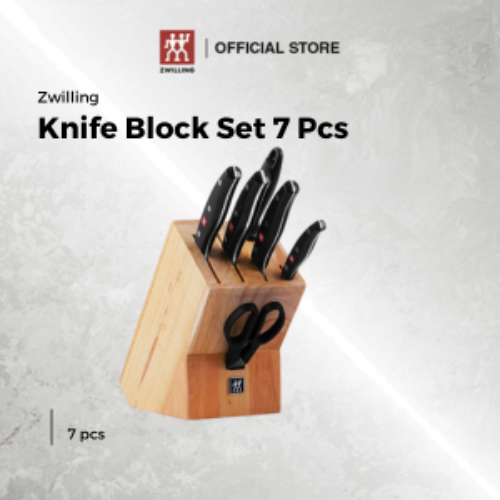 Pisau Set Zwilling - 7Pcs Knife Block Set Twin Pollux
