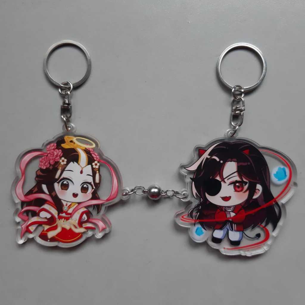 Heaven Official's Blessings TGCF Anime Xie Lian Hua Cheng Magnet Couple Acrylic Keychain