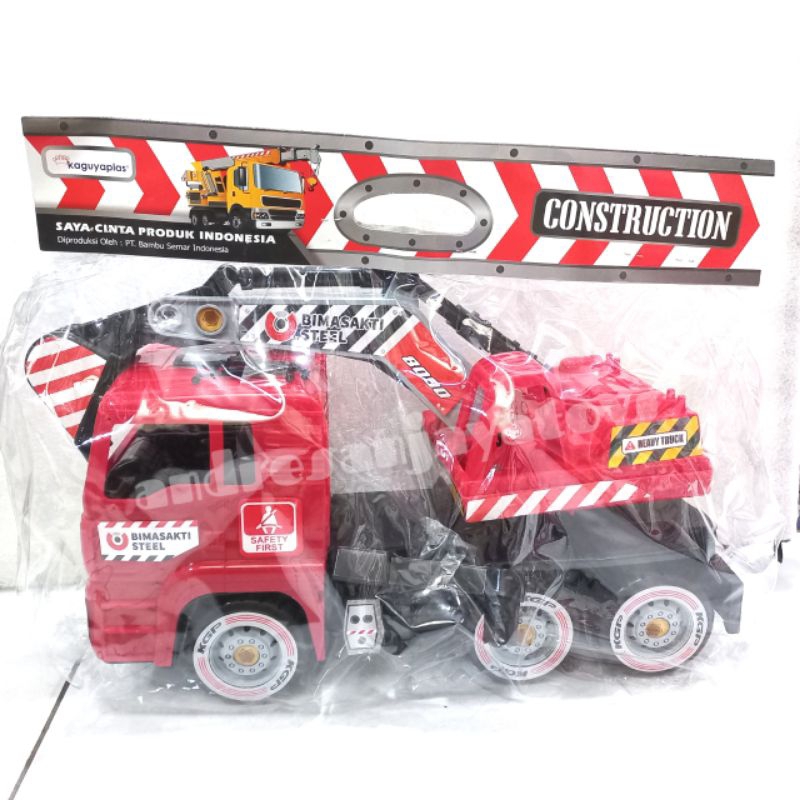 Mainan Truck Excavator Jumbo Beko Keruk no KGP 8090
