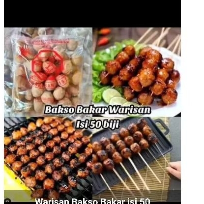 

Bakso warisan bakar isi 50 pcs