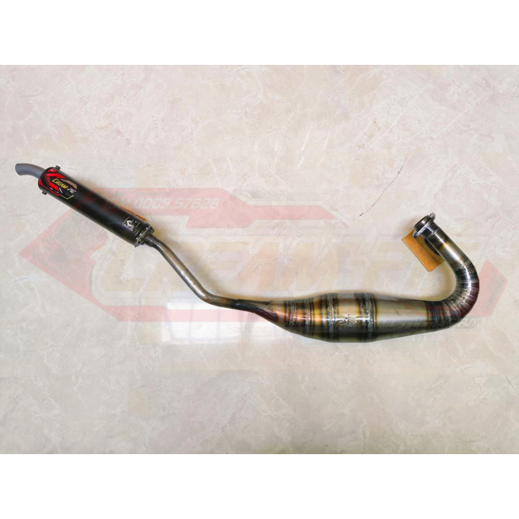 Knalpot Creampie Ninja Cobra R RR ZZ1 Plat Asli JOGJA