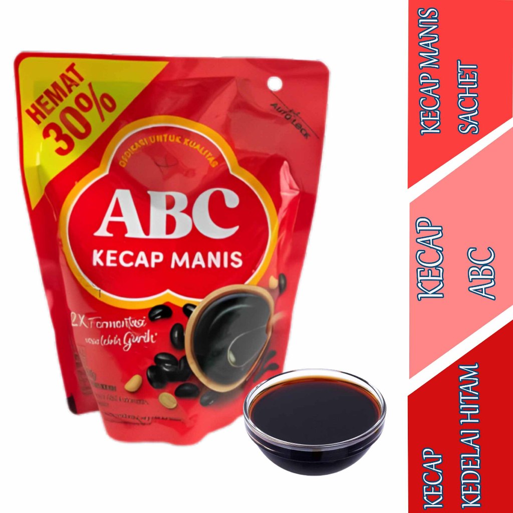 

Kecap Kedelai Hitam - Kecap ABC - Kecap Manis Sachet - 300gr