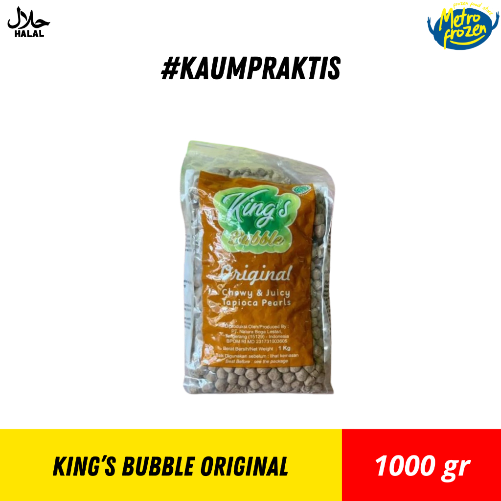 

KING'S Bubble Original 1kg //boba origial //boba instan Banjarmasin