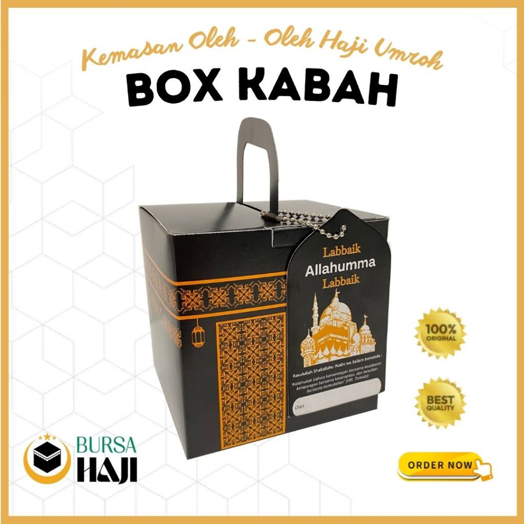 

Dus Box Kabah Satuan Oleh Oleh Haji Umroh Premium Free Hangtag