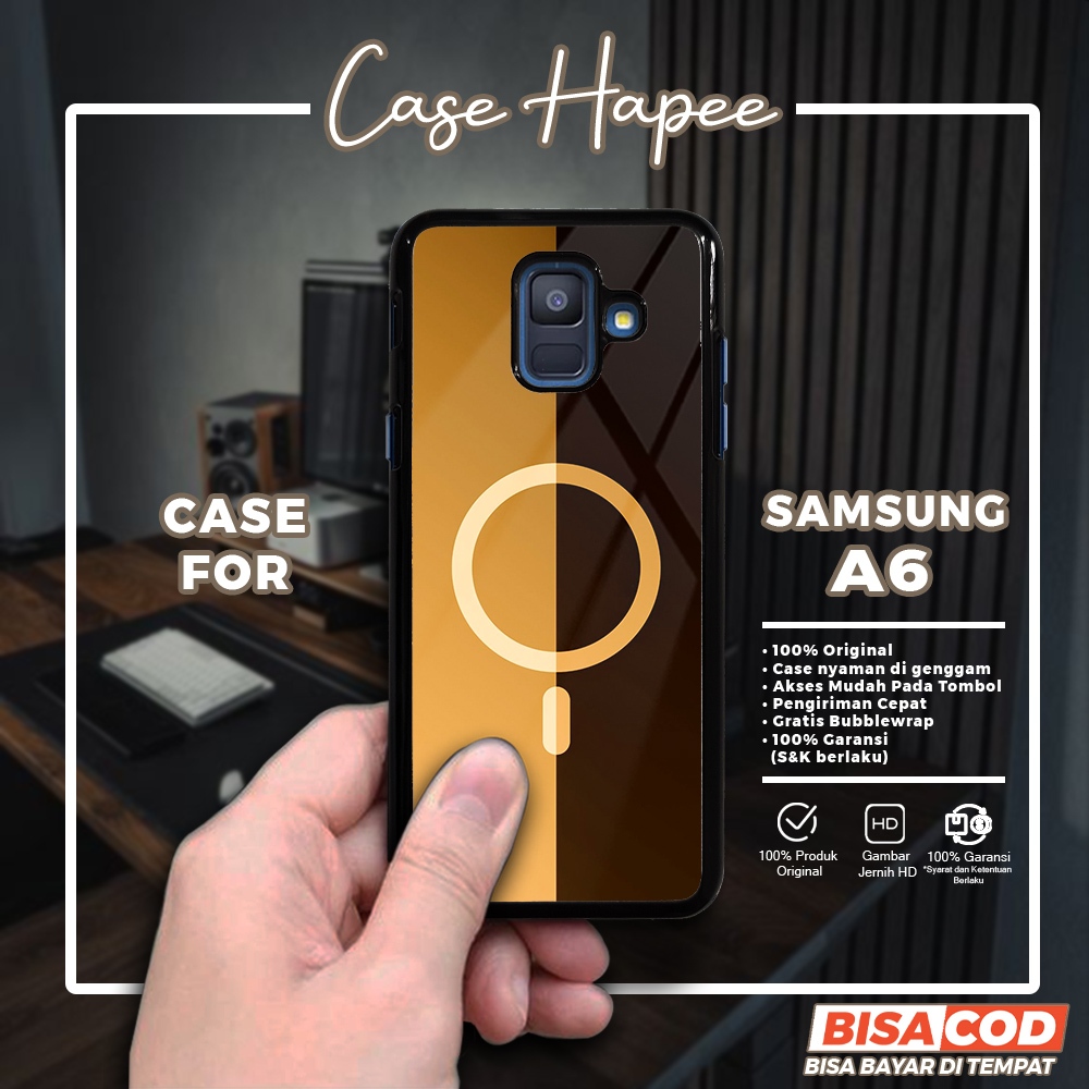 Case Samsung A6 Casing Samsung A6 [MAGS] Casehapee Case Glossy Case Aesthetic Custom Case Premium So