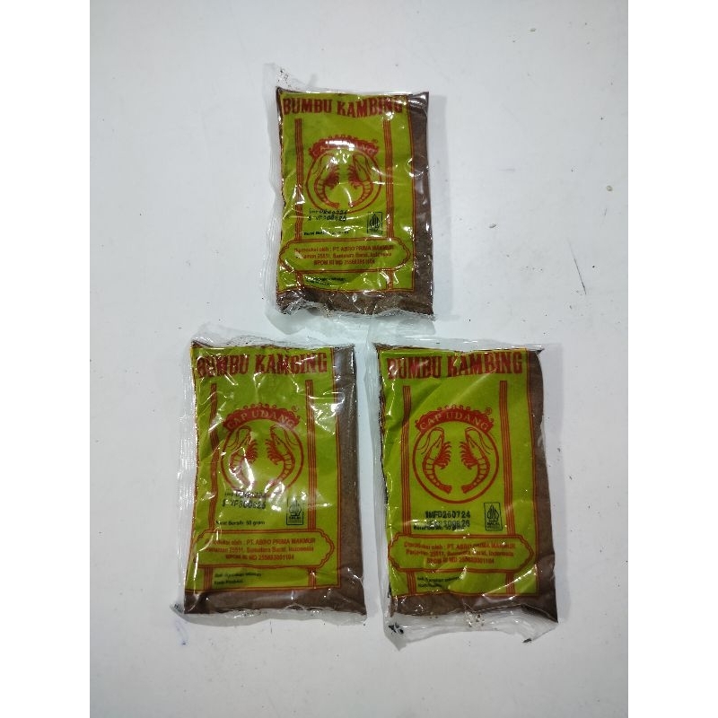 

BUMBU KAMBING cap UDANG 50gr