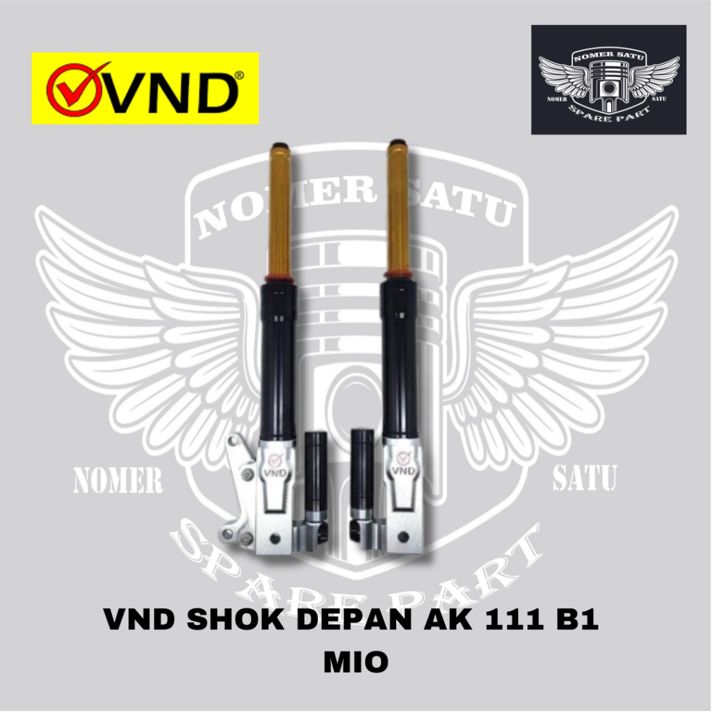 VND RACING SKOK SHOCK SHOCKBREAKER DEPAN AK 111 B1 MIO KARBU OLD MIO J MIO M3 FAZZIO ORIGINAL 100%