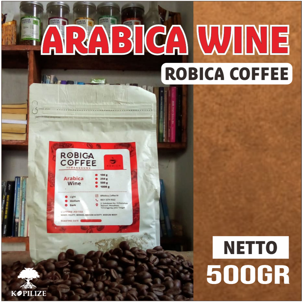 

KOPI ARABICA WINE / KOPI ARABICA TEMANGGUNG 500G