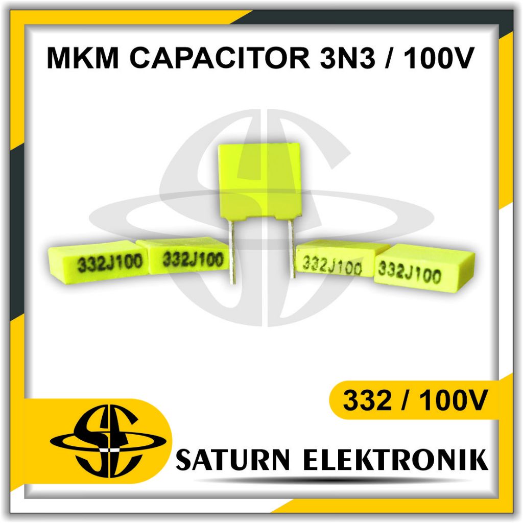 Kapasitor 10pcs MKM 100V 332J 3N3 332J100