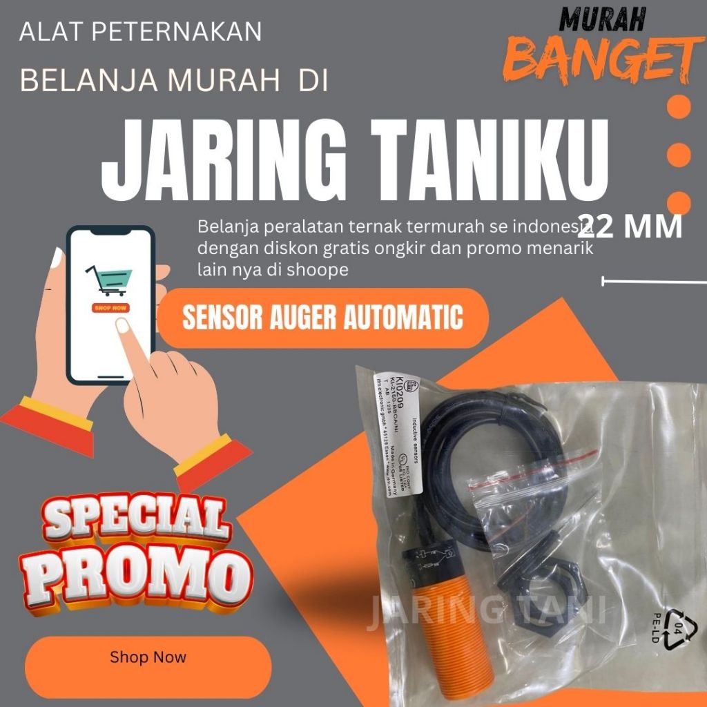 SENSOR AUGER IFM / SENSOR PAKAN AUTOMATIC - PAN FEEDER SENSOR