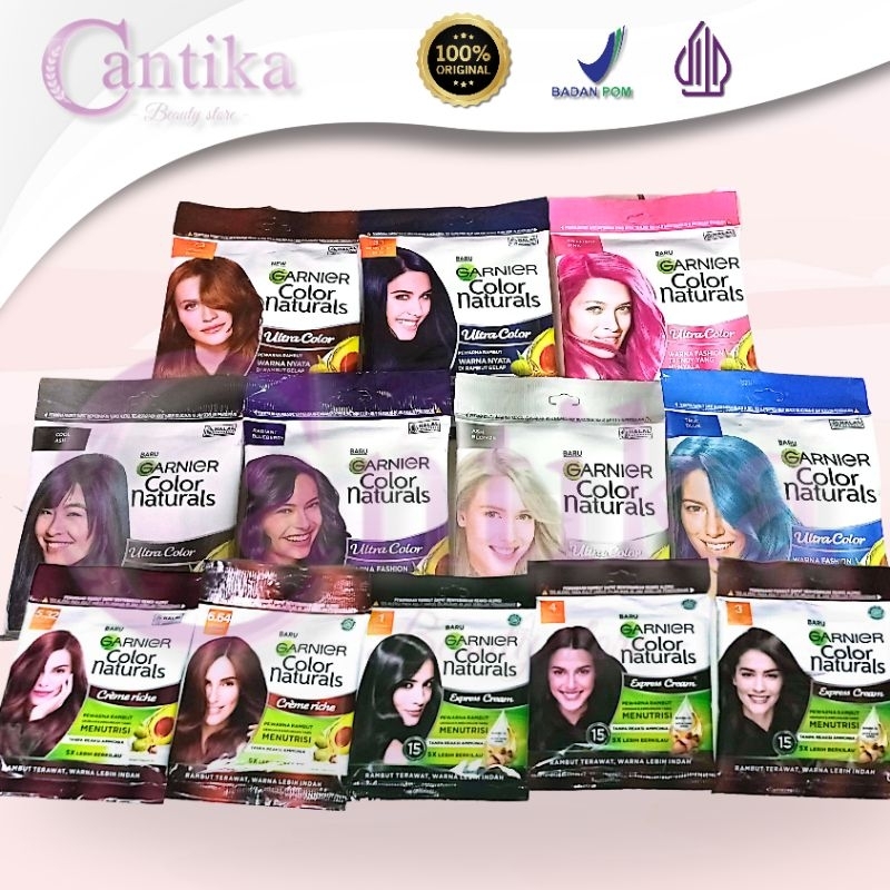 GARNIER color natural & ultra color semir rambut