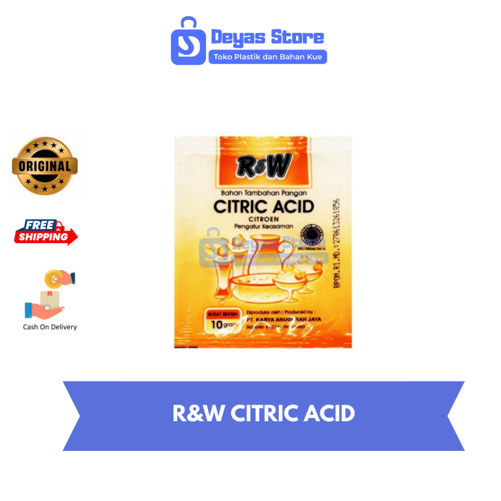 

R&W Rajawali - Citric Acid 10Gr