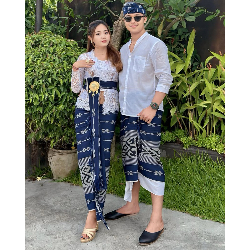 set couple wanita dan pria kamen dan saput bali