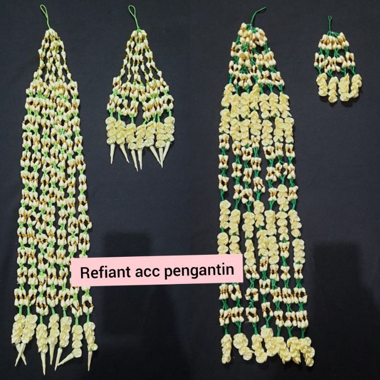 KODE X66T MELATI SUNDA JURAI  MELATI JURAI SYAHRINI VARIASI MOTE RONCE MELATI JURAI PANJANG PENDEK