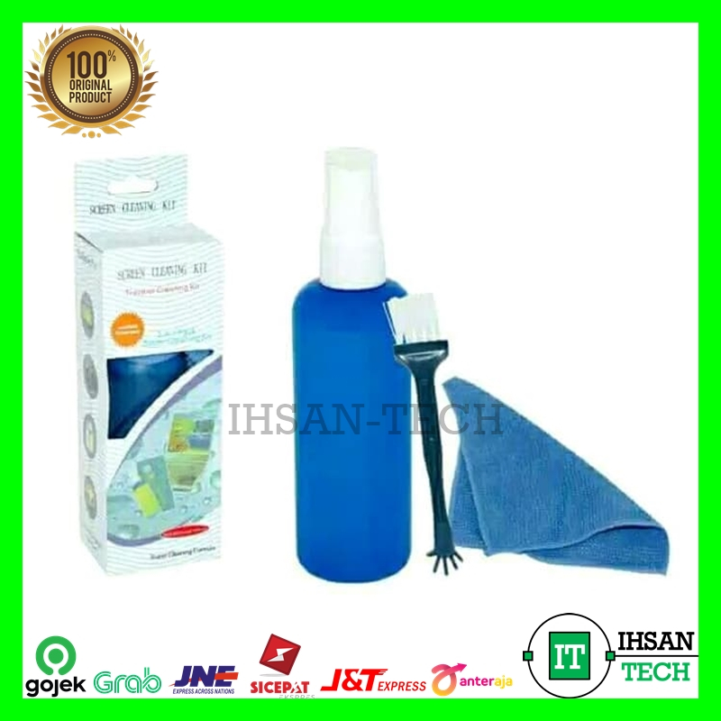 LCD CLEANER SPRAY CLEANING KIT CAIRAN PEMBERSIH LCD HP LAPTOP KOMPUTER