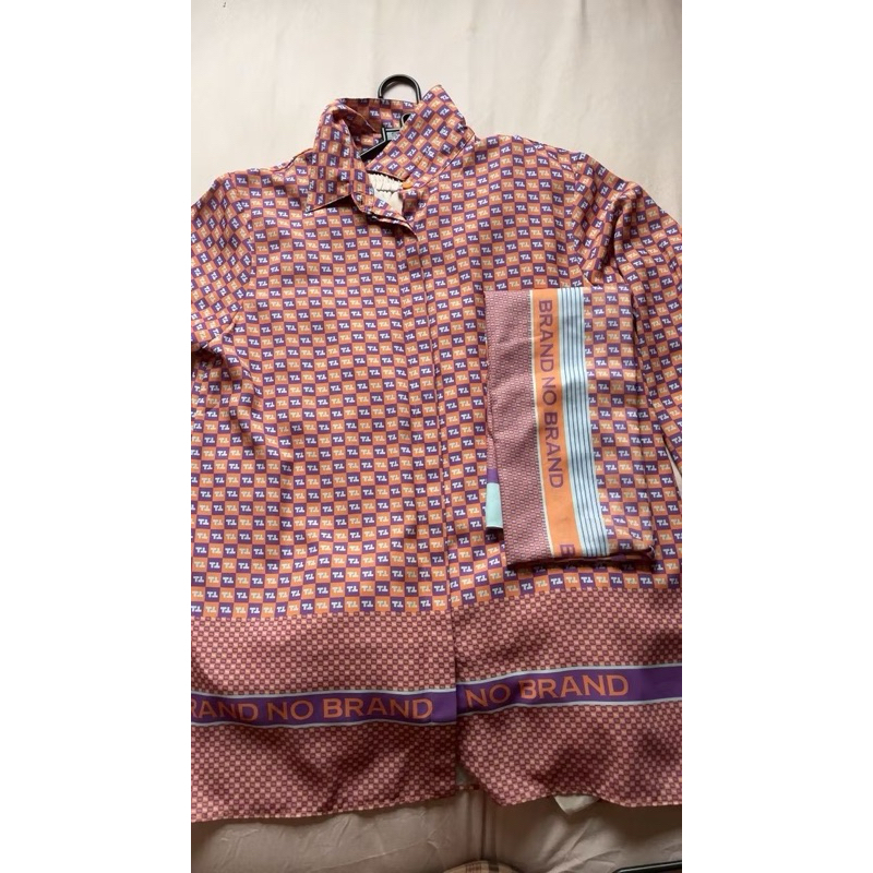 Preloved kemeja set hijab brand no brand BNB