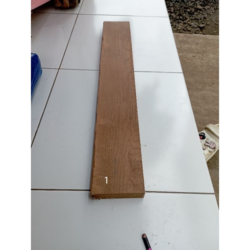 Kayu Roasted Maple Material Neck Gitar Luthier Supply